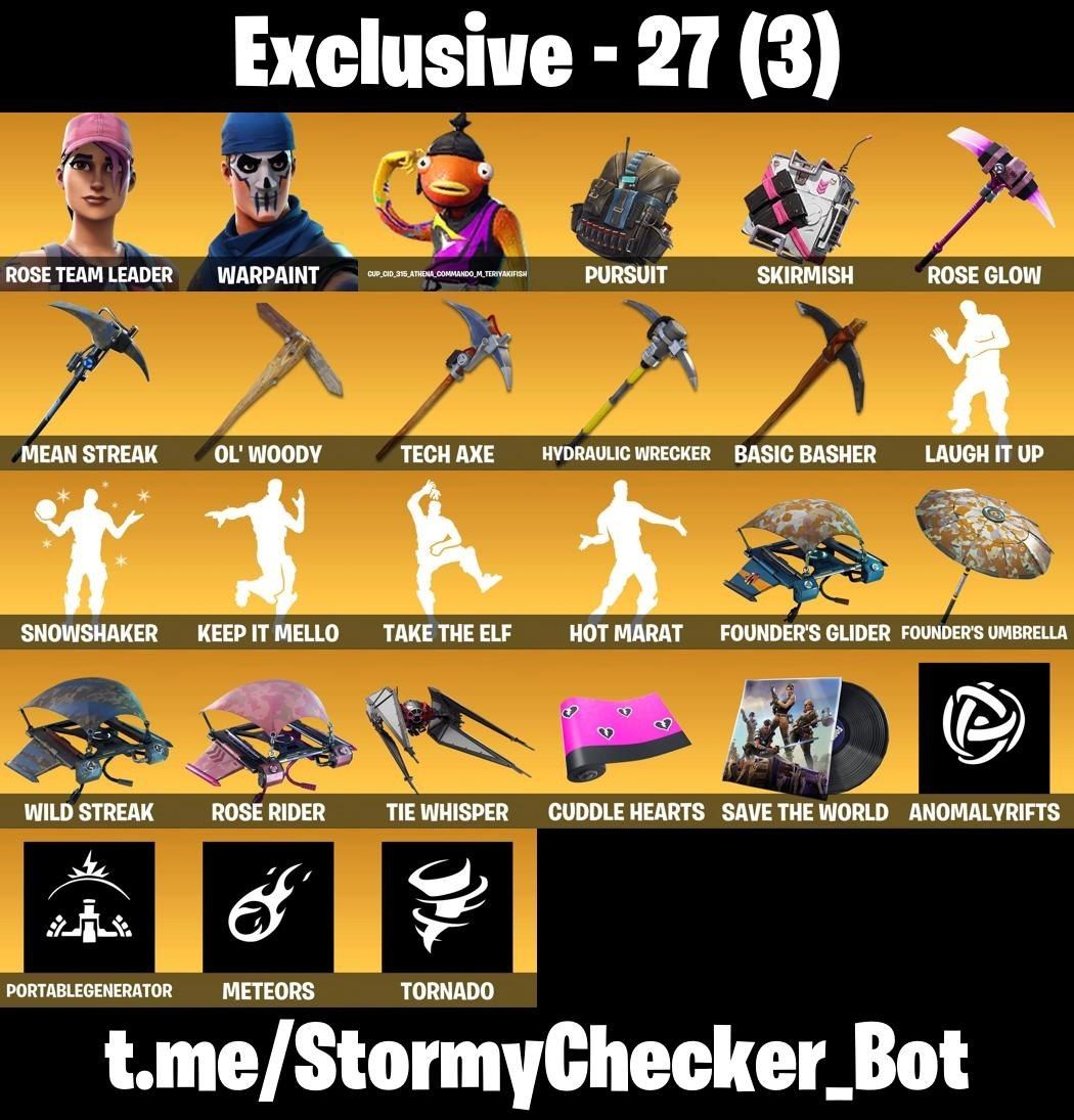 CONTA FORTNITE SALVE O MUNDO FUNDADOR, PEIXOTO 2019 WS, ATEMPORAL & 43 SKINS