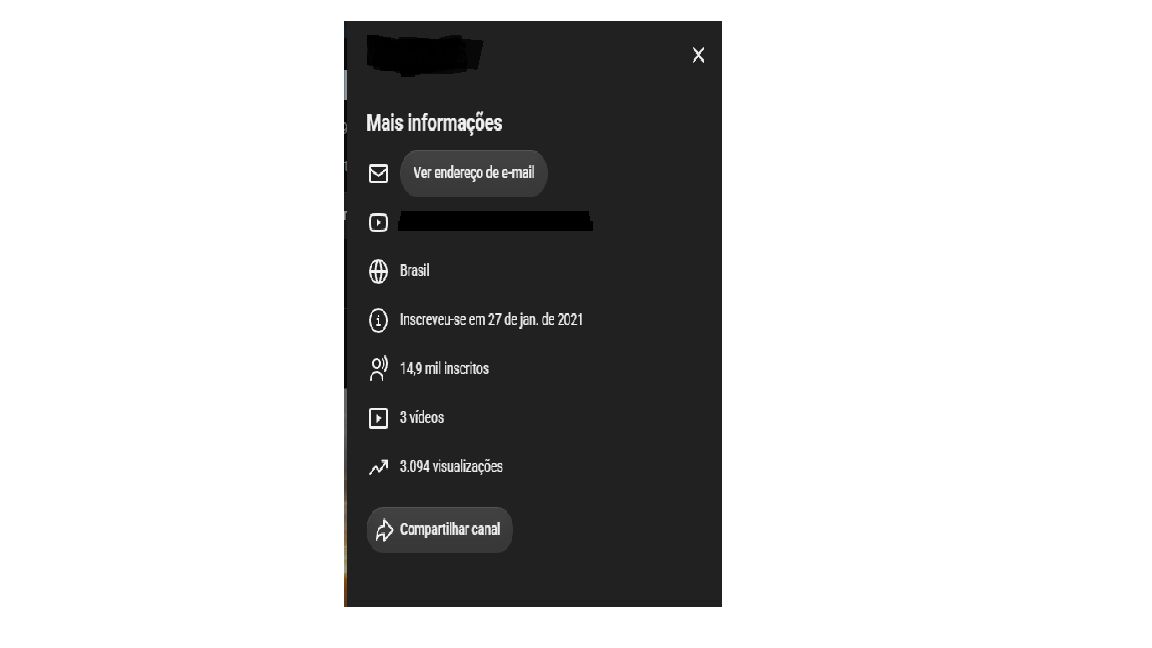 Canal do YouTube com 14,9k se inscritos preço de de bala!