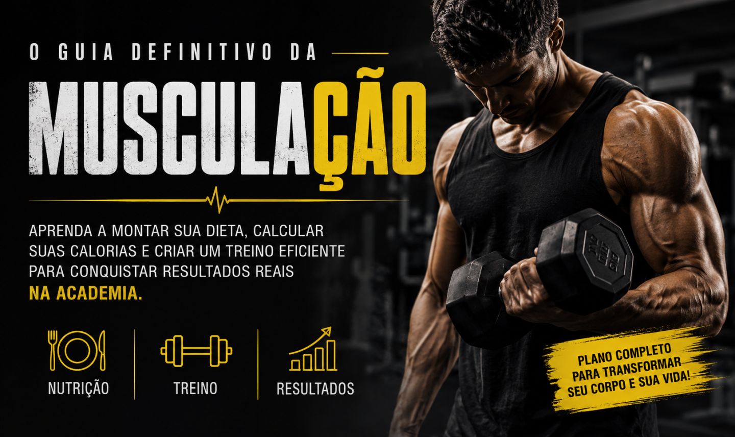GUIA DEFINITVO DA MUSCULAÇÃO! (TREINOS, DICAS E DIETA)