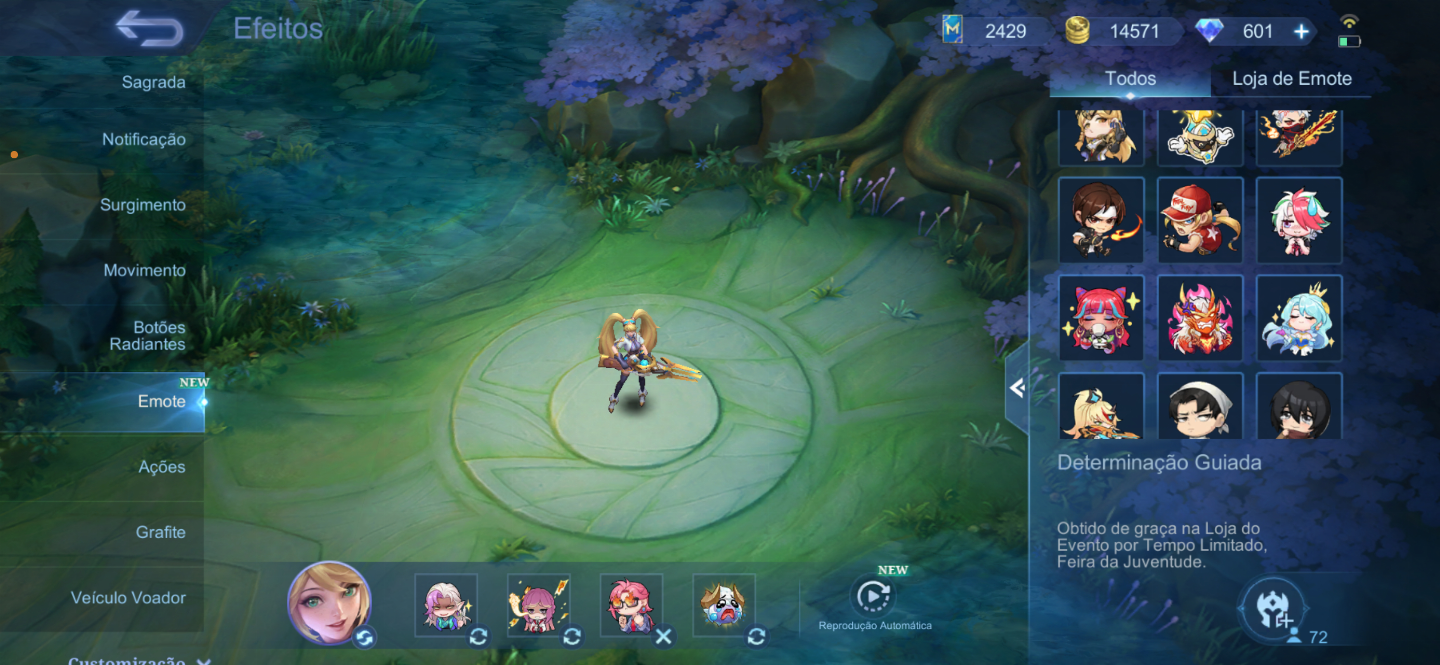 Conta Mobile Legends gemada, main lunox, kagura e leomord.