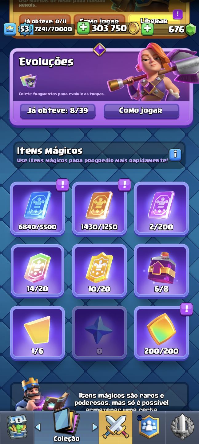 CONTA CLASH ROYALE FULL TROFÉUS (10.000) + BRAWL STARS E MAIS!