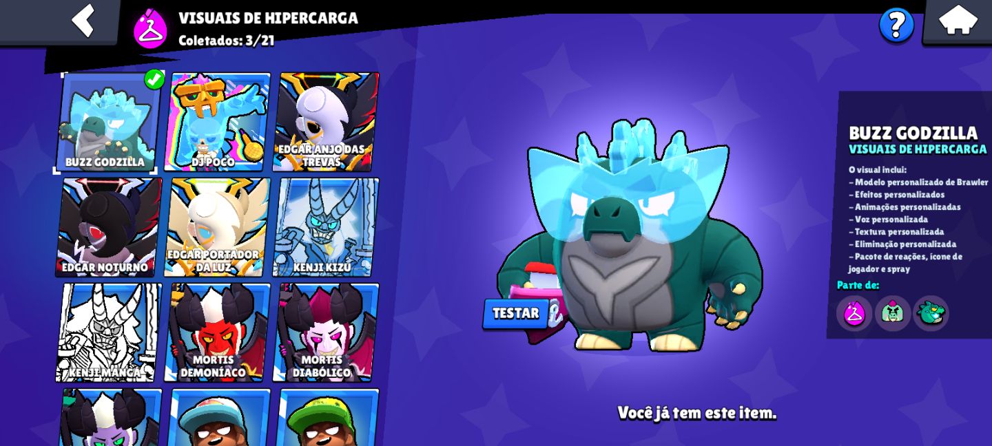 CONTA BRAWL STARS 2019 COM 44K DE TROFÉUS