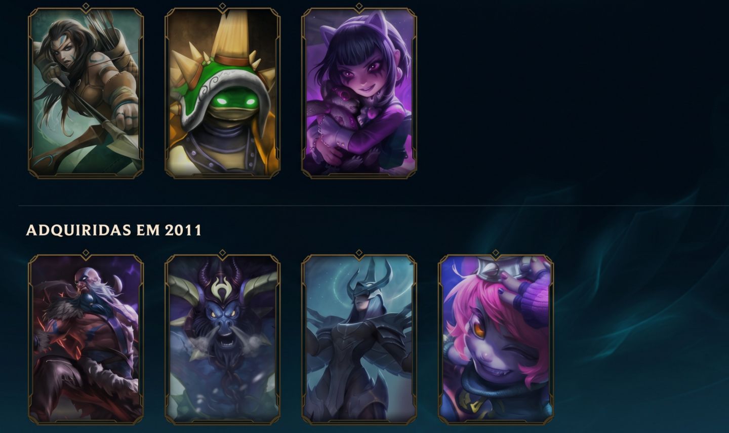 Conta League of Legends (Criada no Servidor Americado e Transferida para o Br)