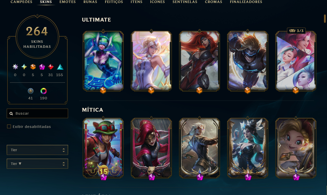 CONTA LEAGUE OF LEGENDS - LVL 582