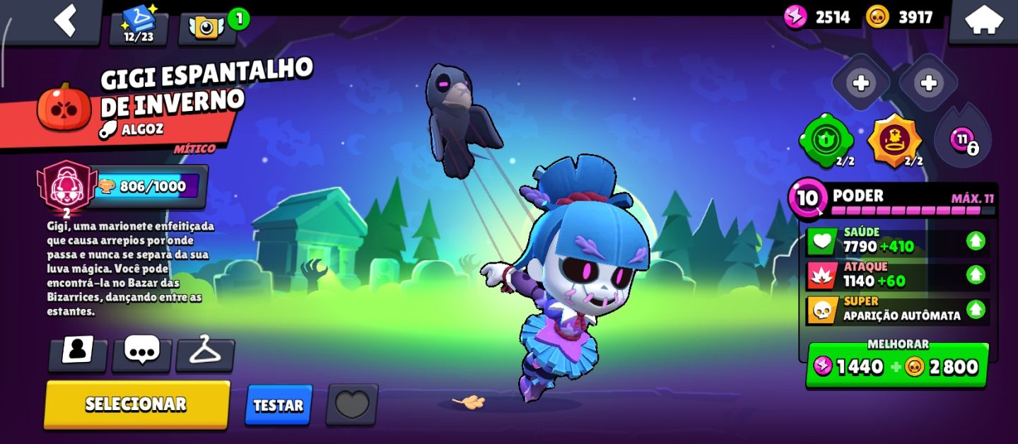 CONTA BRAWL STARS | ROSA TOP 2 BR | 7 PRESTÍGIOS 3 + 9 PRESTÍGIOS 2 | MESTRE