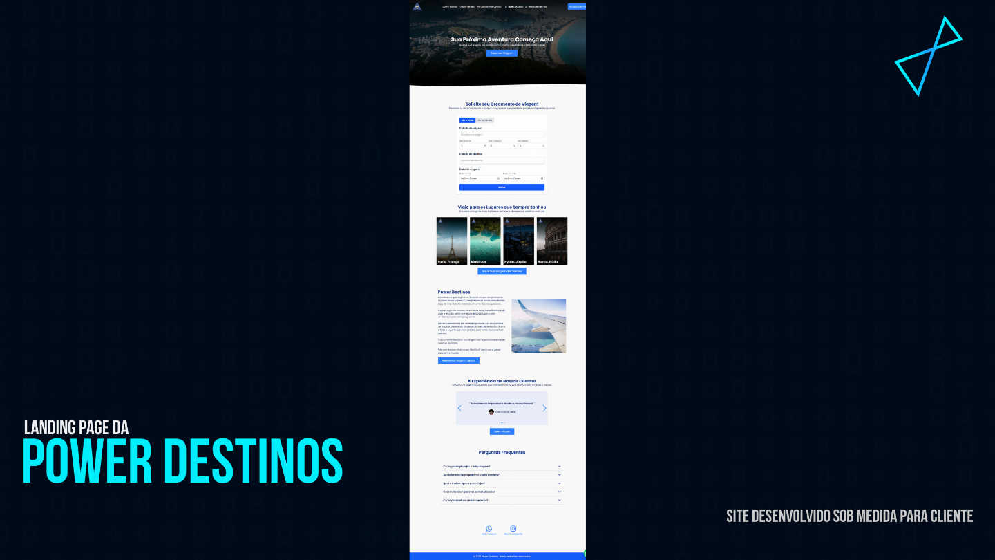 FAÇO LANDING PAGES PROFISSIONAIS QUE CONVERTEM