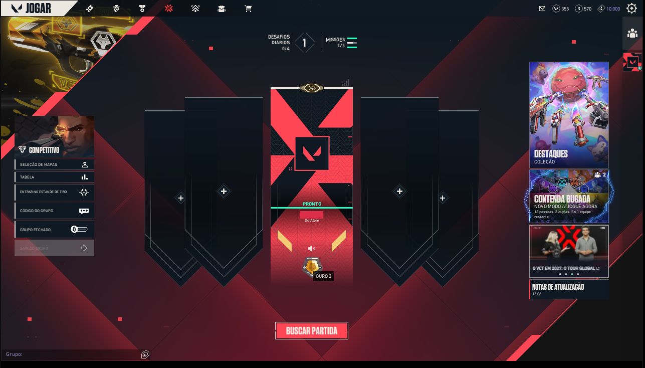 Conta Valorant Level 346 | Todos os Agentes | Champions 2026