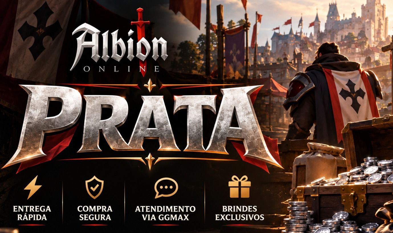PRATA ALBION ONLINE NA | ENTREGA IMEDIATA | COMPRE E GANHE BRINDES