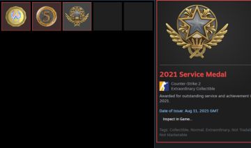 CONTA ANTIGA CS2 PRIME COM 3 MEDALHAS + 600 HORAS (PREMIER DISPONÍVEL) + BRINDE!
