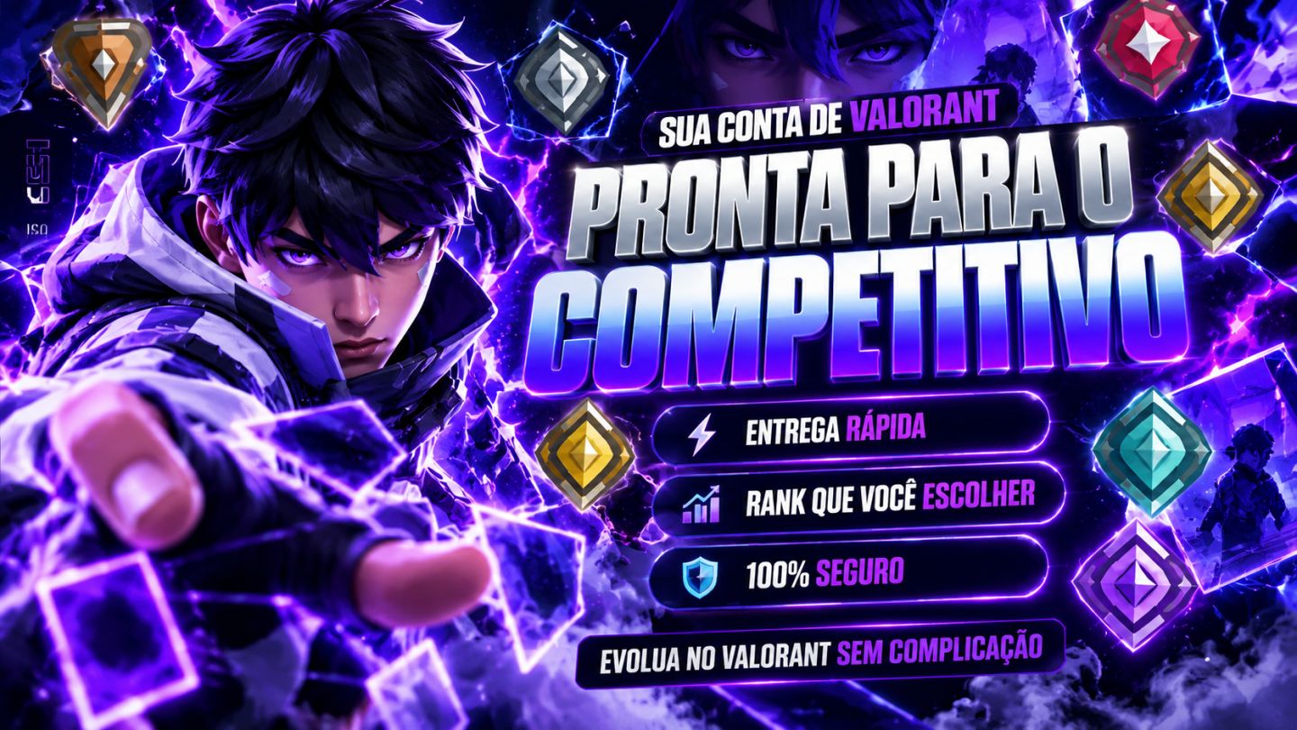 Conta Valorant Level 20+ Full Acesso / Escolha Seu Rank