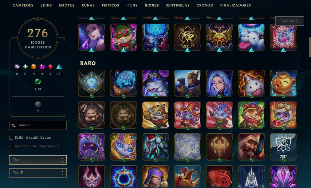 CONTA LOL +10 ANOS LVL 349 | 181 SKINS | TODOS CAMPEÕES | RIOT KAYLE/BLITZ |