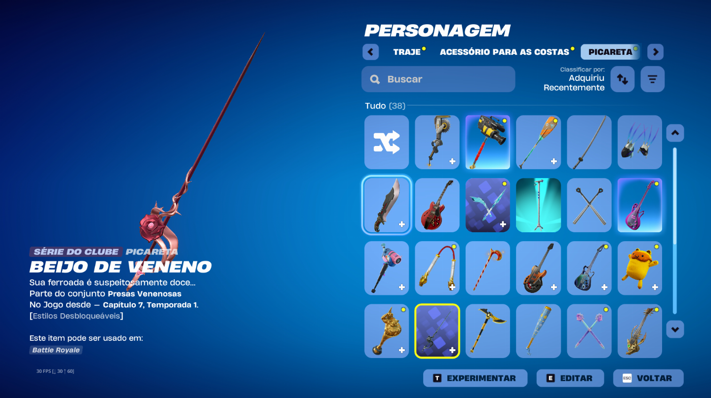 Conta fortnite com a renigade raider