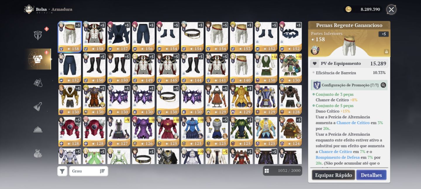 Conta 7ds origin endgame!