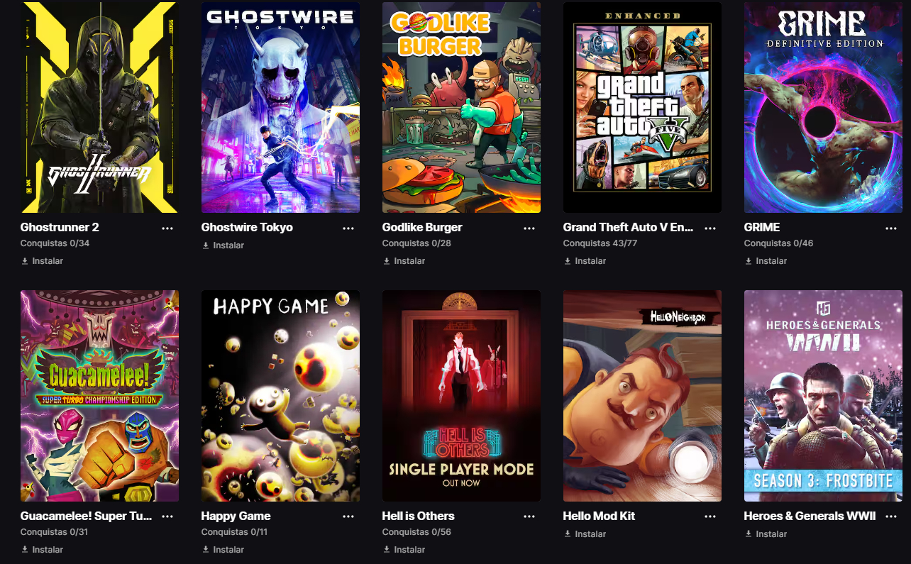 SUPER CONTA EPIC GAMES JOGOS TOP + PREÇO IMBATÍVEL!