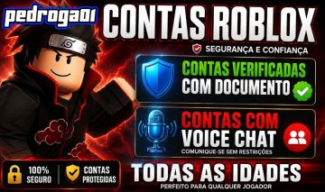 CONTA ROBLOX COM VOICECHAT // IDADE VERIFICADA SUPER BARATO