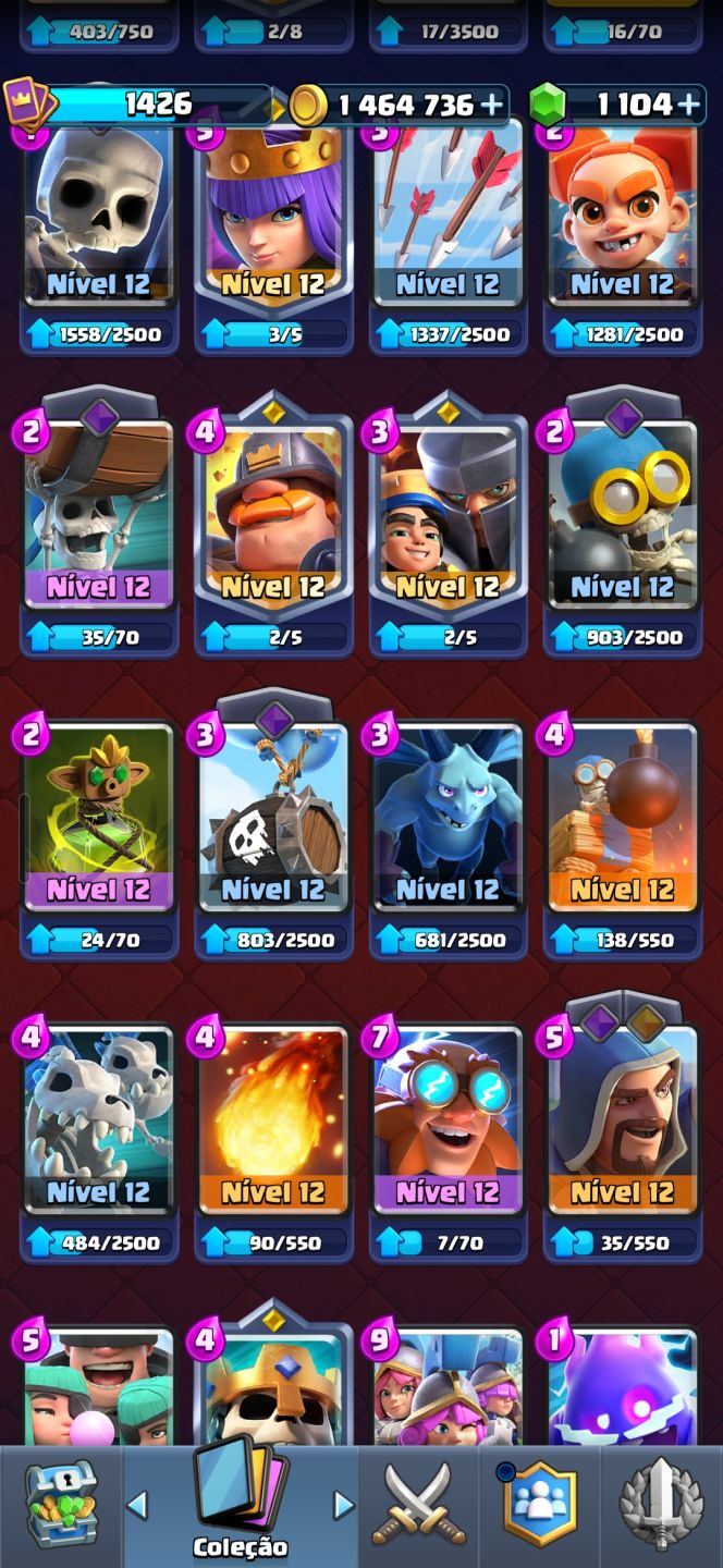 CONTA CLASH ROYALE UPADA FULL ACESSO 9300 TROFEUS