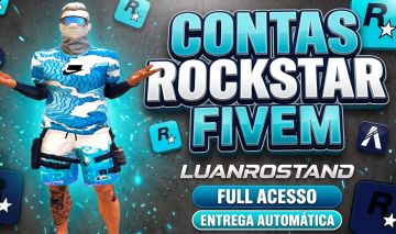 CONTA ROCKSTAR FIVEM FULL ACESSO + GTA V INSTALÁVEL | ENTREGA AUTOMÁTICA