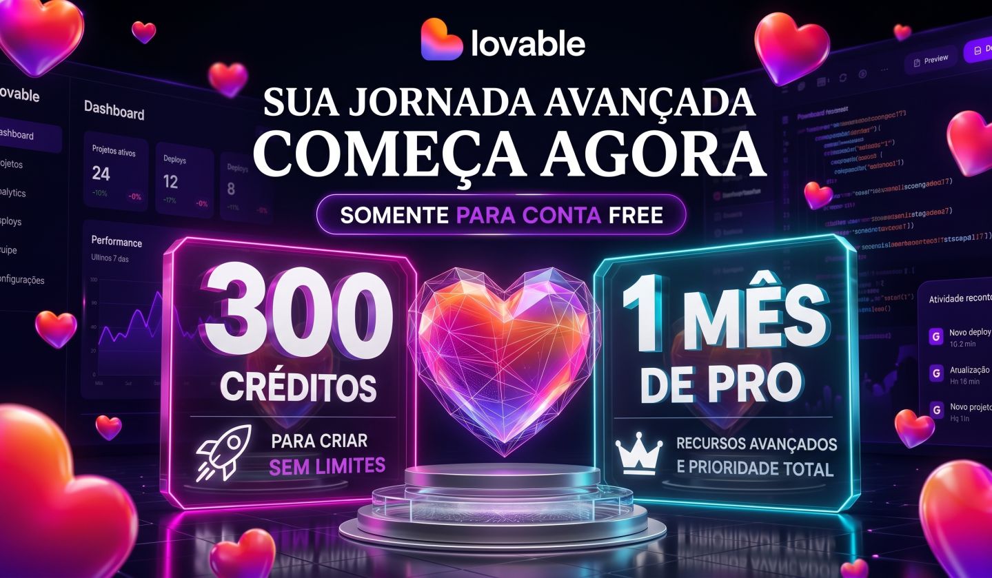 Lovable | Plano Pro Lite + 300 Créditos | PRIVADO!!!