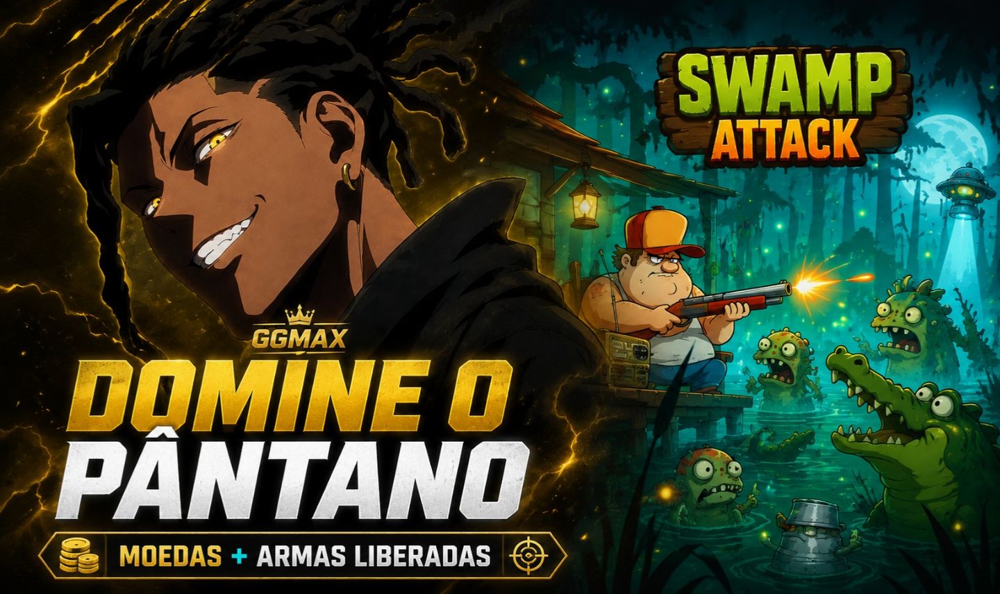 SWAMP ATTACK | CONTAS FULL COM: ARMAS + 50 MILHÕES DE MOEDAS | TOP VENDAS