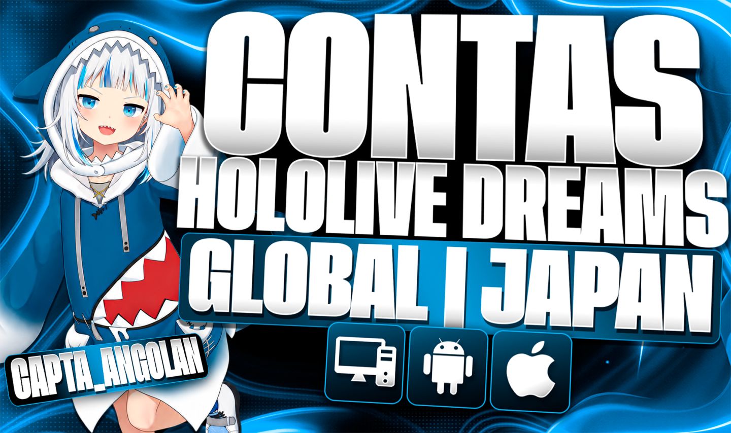 [CONTAS HOLOLIVE DREAMS] HD | GEMAS | TICKETS | REROLL | SSR | GLOBAL - JAPAN
