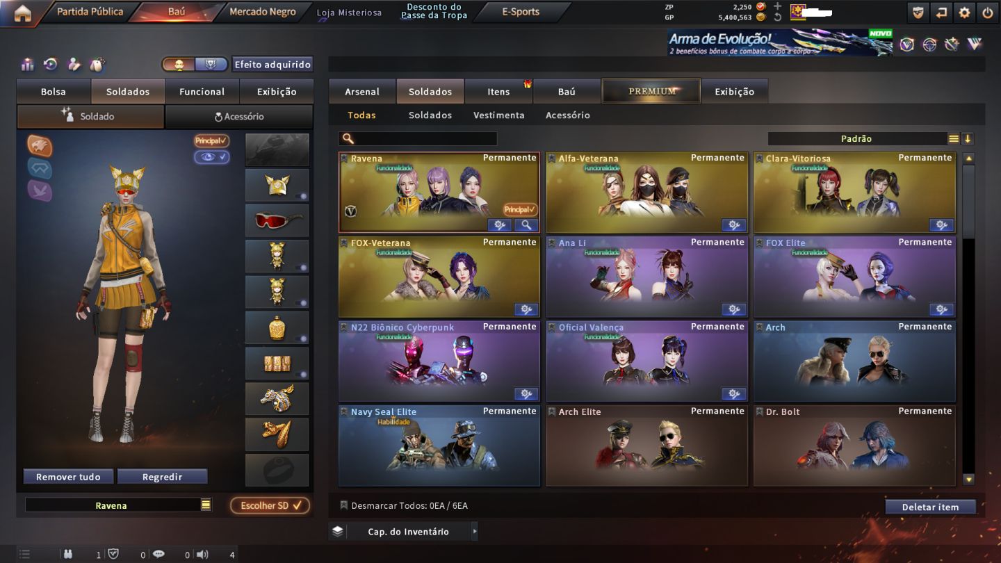 Conta CrossFire Marechal Honrado 15 Balas na cop | 58 VIPs + Buff 9 + MNs