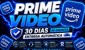 PRIME VIDEO GARANTIA DE 30 DIAS + ENTREGA AUTOMÁTICA