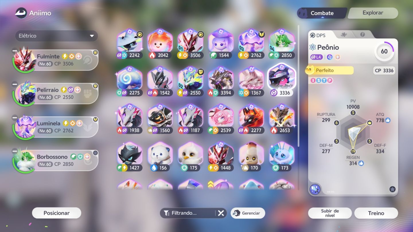 CONTA END GAME LVL 61 ANIIMO