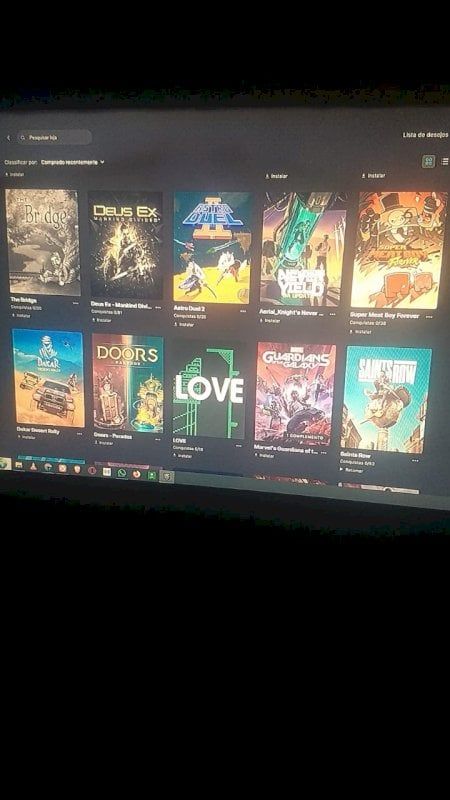Conta epic games com mais de 250 jogos