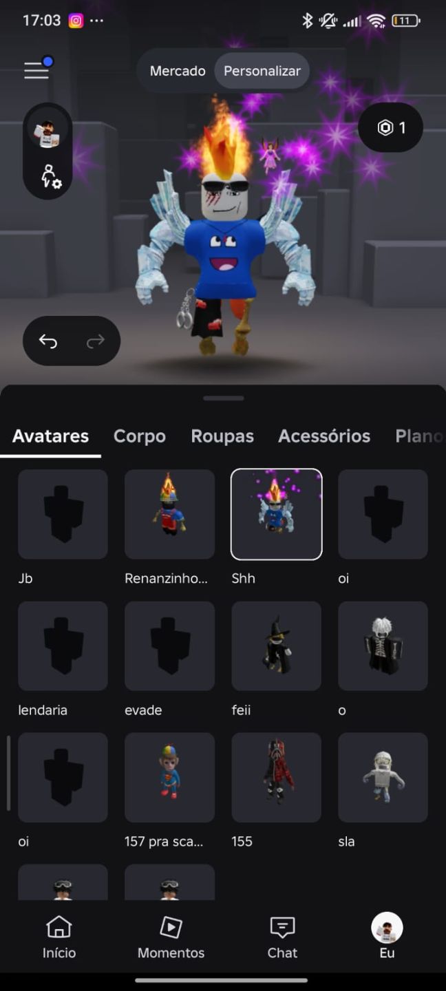 CONTA DE ROBLOX RARA E GEMADA FULL ACESSO