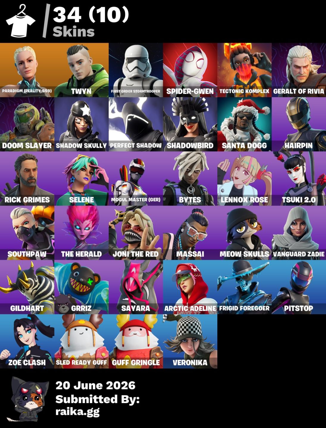 Conta de Fortnite, Barata e cheia de Skins!