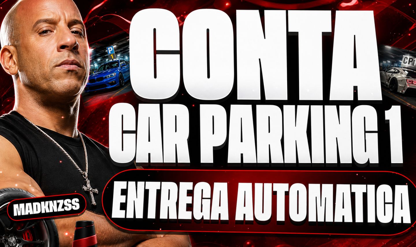 CONTA CAR PARKING 1 | CPM1 | W16 | 50M MONEY + 500K GOLD | 215 CARROS