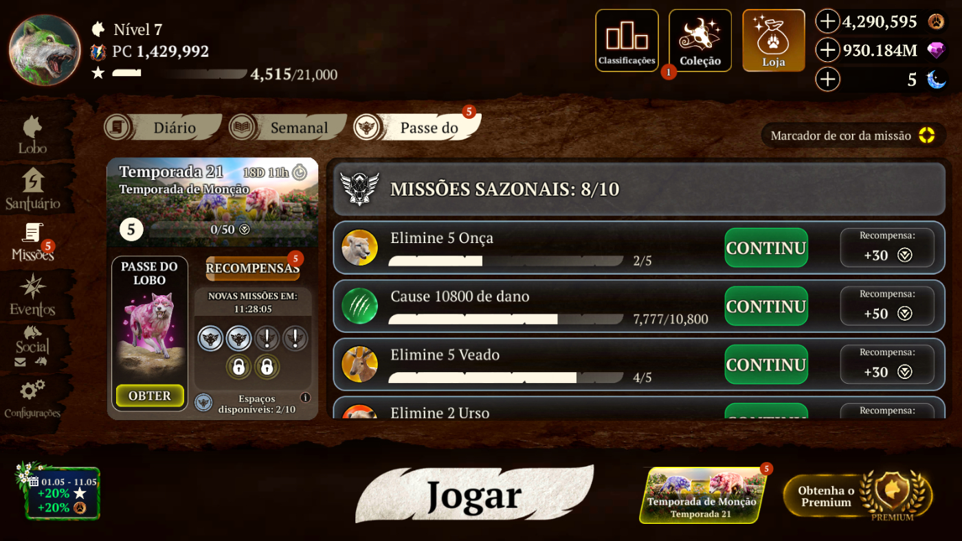 THE WOLF - RPG | MOEDAS + JÓIAS + RECURSOS | ANDROID E IOS