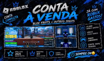 Conta Roblox à venda Volleyball Legends, Blox Fruits e outros jogos
