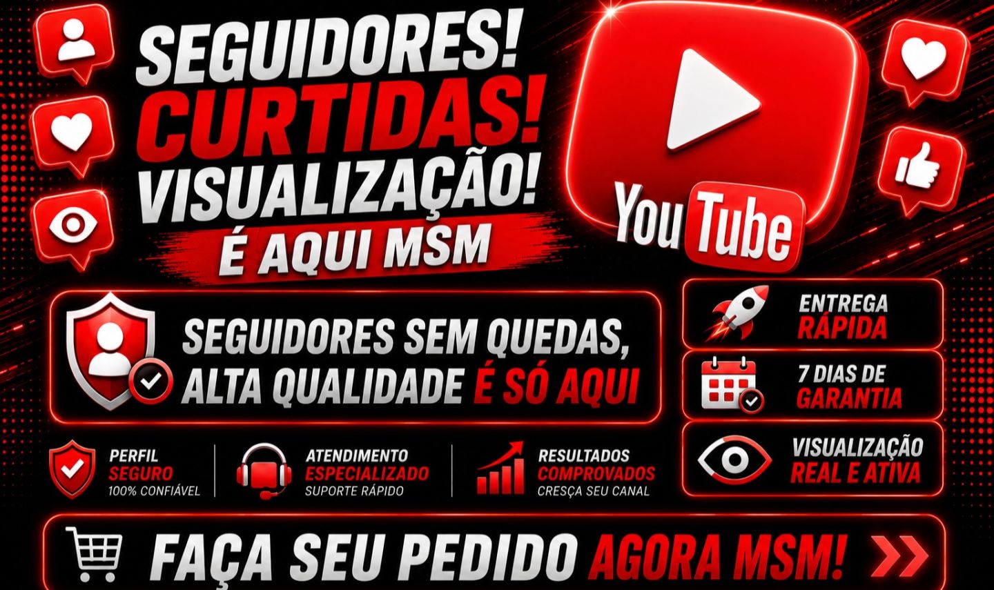 INSCRITOS PRO YOUTUBE/ VISUALIZAÇÃO E CURTIDAS