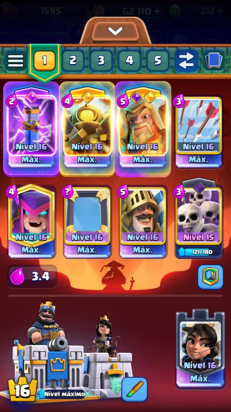 CONTA CLASH ROYALE MAXIMIZADA REI NÍVEL MÁXIMO 12K+ TROFÉUS 8 EVOLUÇÕES