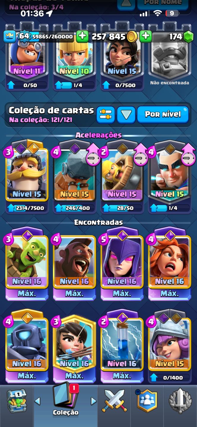 CLASH ROYALE | CONTA TOP / ALTO RANK /CARTAS EVOLUÍDAS / PRONTA PARA JOGAR