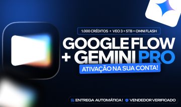 GOOGLE FLOW MIL CRÉDITOS + GEMINI PRO + OMNI FLASH + 5TB