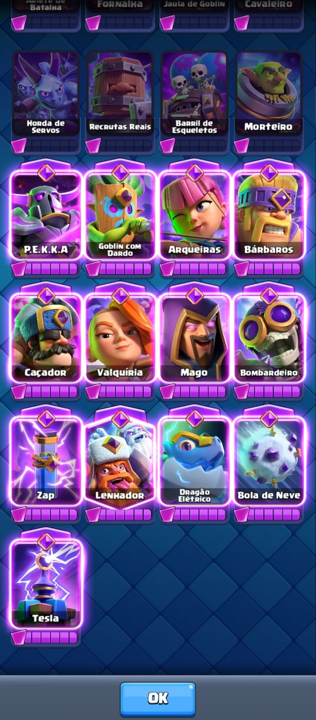 CONTA CLASH ROYALE NIVEL DE REI 14, +9MIL GEMAS E TROCA NICK GRÁTIS