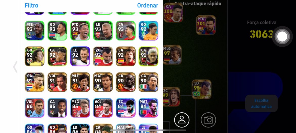 CONTA DE EFOOTBALL