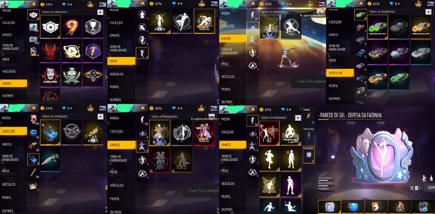 Conta Free Fire Gemada - PRIME 6 - NVL74