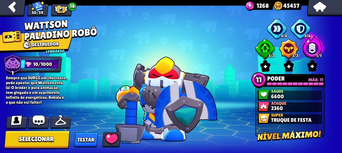 CONTA BRAWL STARS FULL 106K TROFÉUS | 107/107 | 90 PRESTÍGIOS | ALL HIPERCARGAS