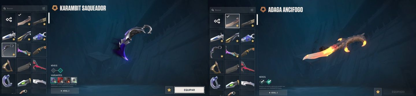 CONTA DE 2.2K EM SKINS