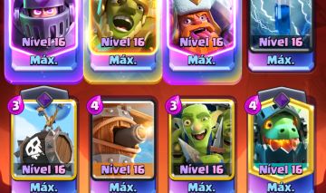 Conta clash deck full 9 anos