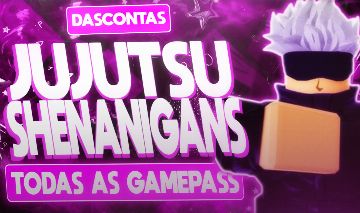 JUJUTSU SHENANIGANS TODAS AS GAMEPASS/ROBLOX/MELHOR PREÇO
