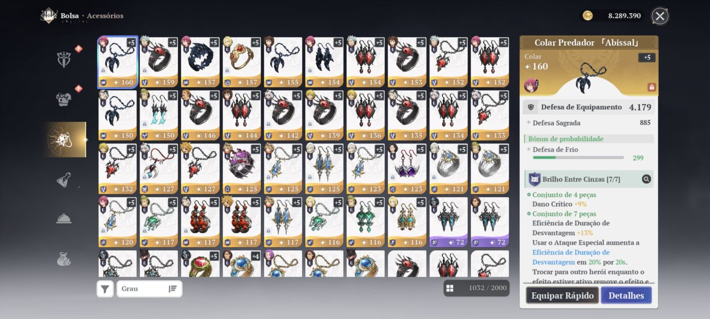 Conta 7ds origin endgame!