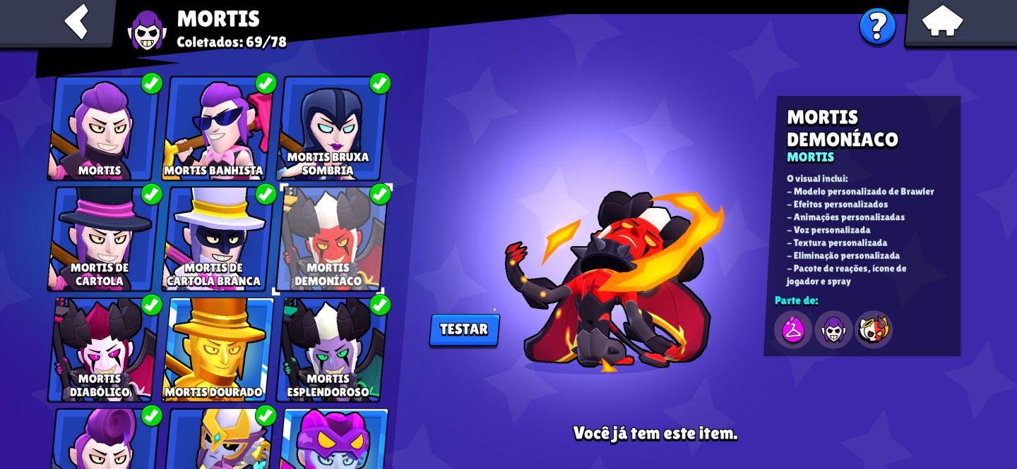 Conta full de brawl negociável