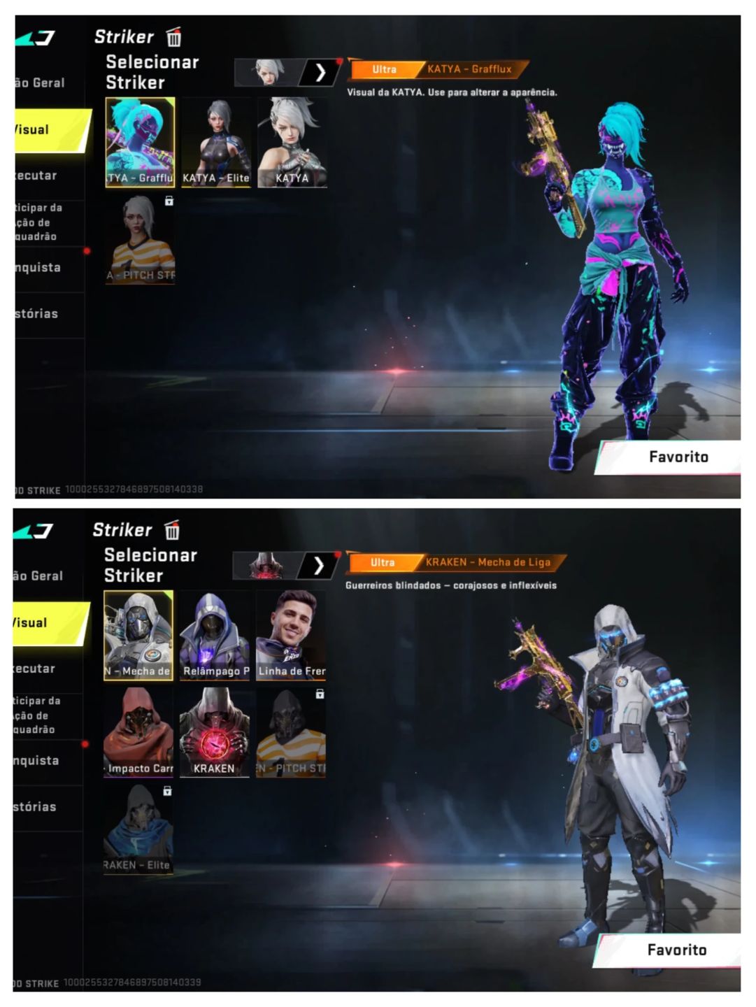 Conta Bs Antiga Contem 6 Passes +de 23 Skins de Armas +de 15 Skins de Personagen