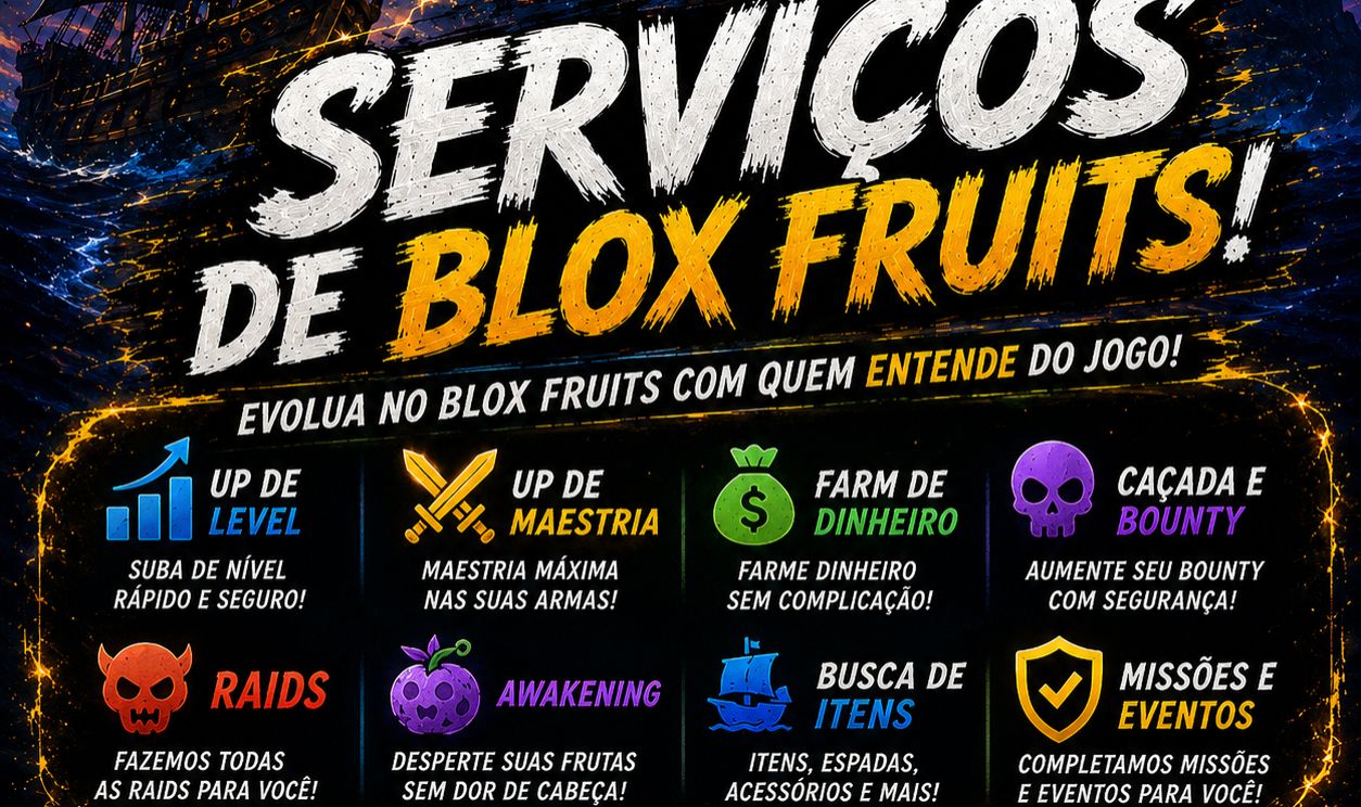 SERVIÇOS DE BLOX FRUITS!