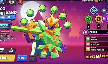 56mil trofeus, preço: negociável todos os brawlers e 25 prestígios