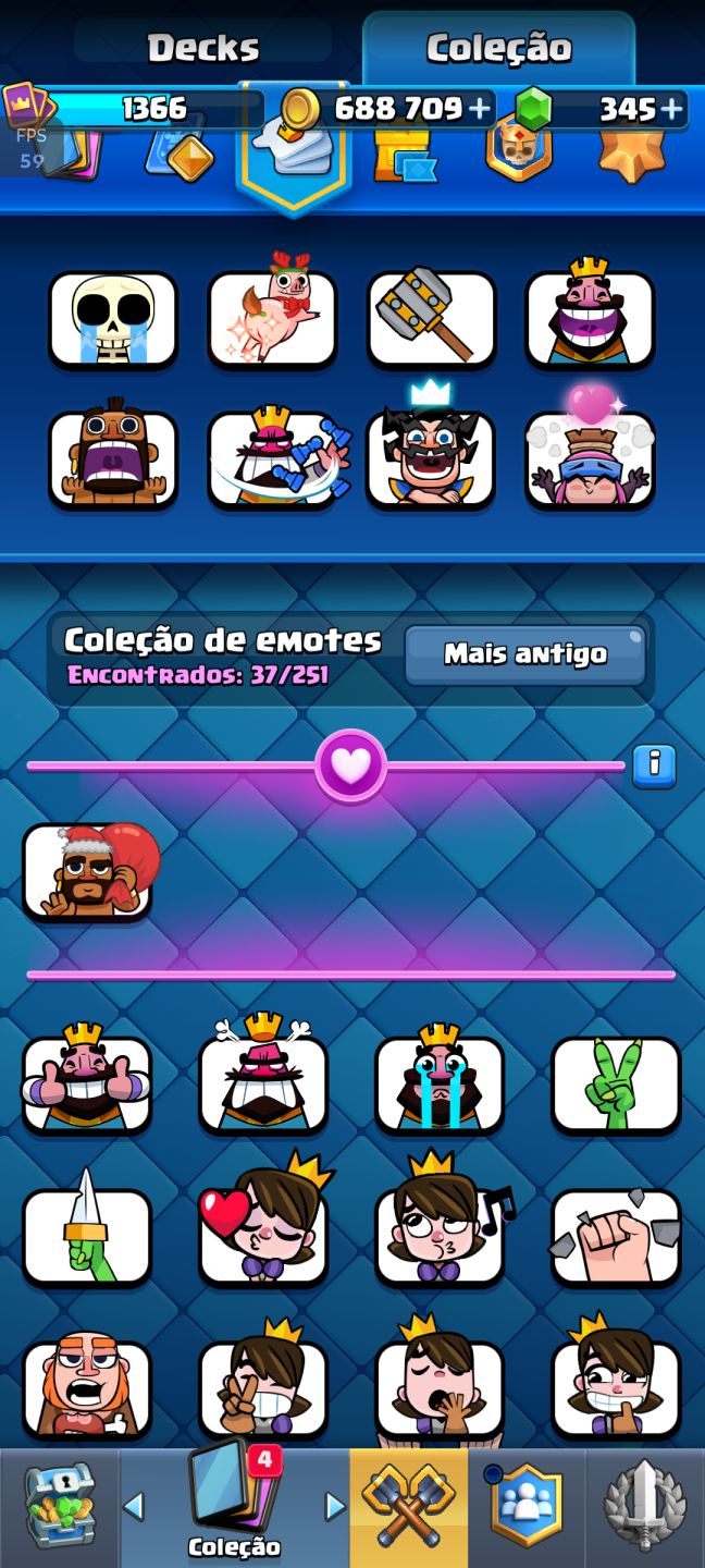 Conta de Clash Royale Arena 24